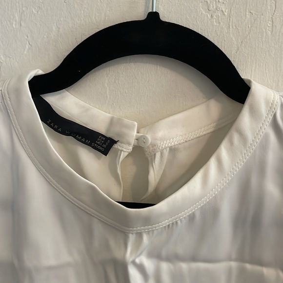 Zara white peekaboo back dress - Picture 5 of 6